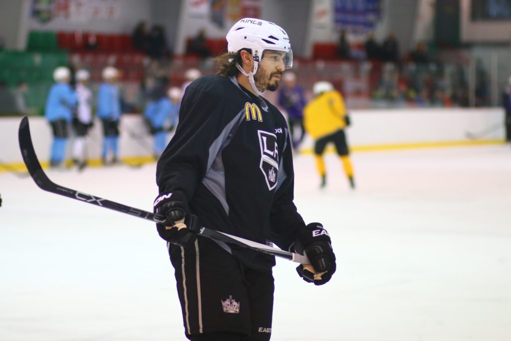 Les Kings pratiquent à l’aréna de Mont-Tremblant