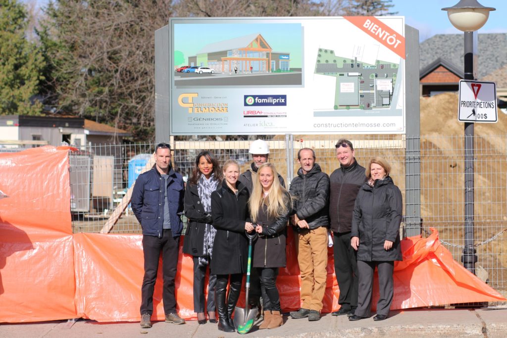 Nouveau Familiprix: la construction prend son envol