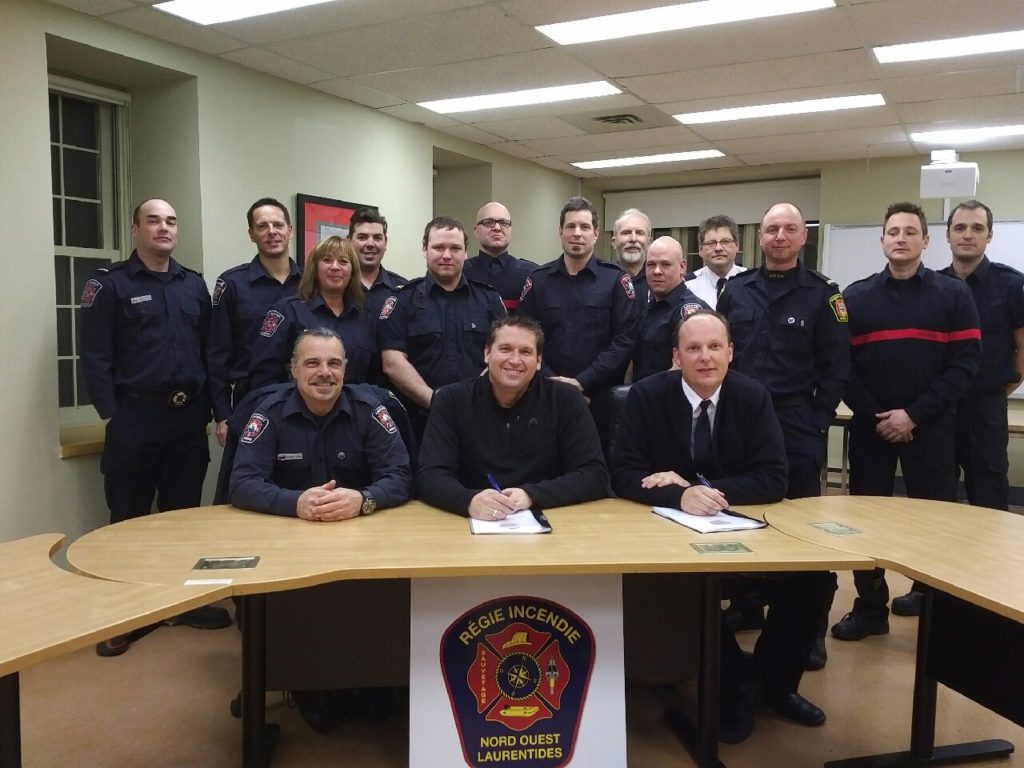 Les pompiers et la Régie s’entendent