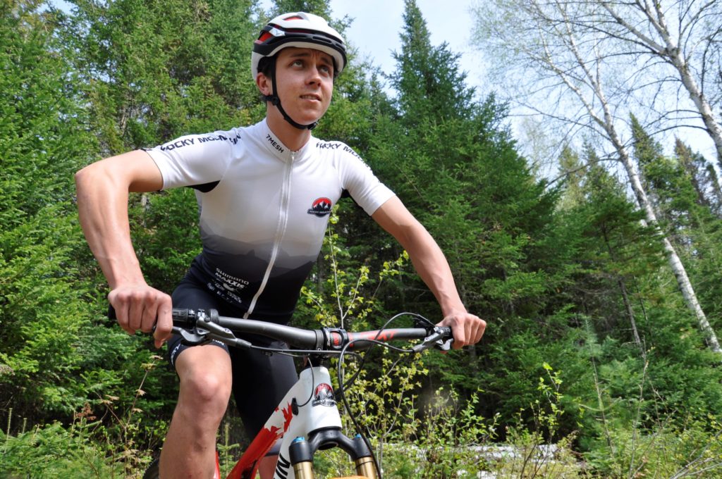 Felix Burke en action à Mont-Tremblant