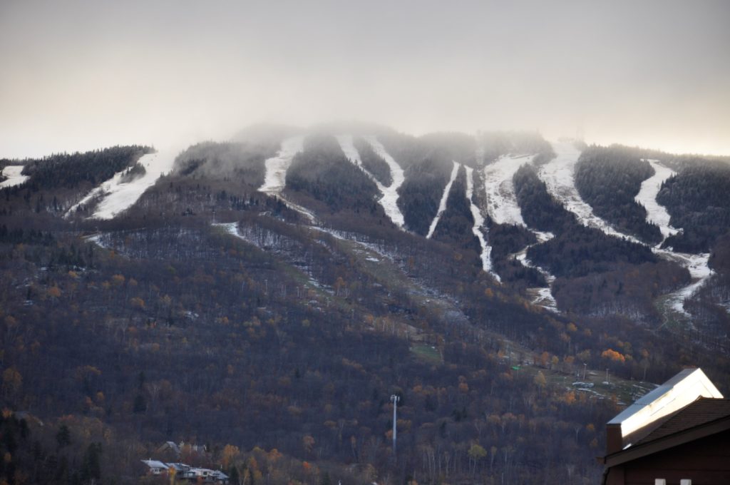 C’est l’hiver sur le mont Tremblant
