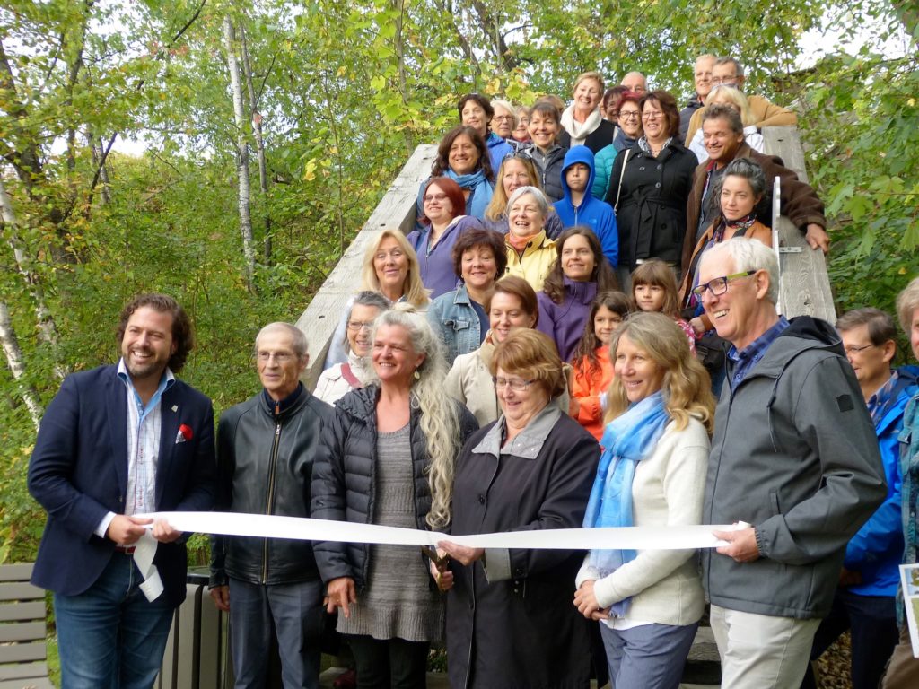 La Passerelle-des-arts inaugurée