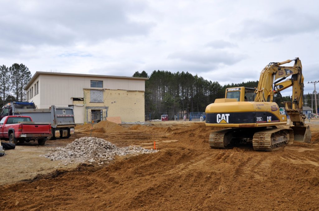 Les travaux en cours à l’école Le Carrefour