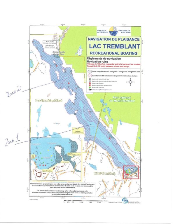 Lac Tremblant: la règle du 300 m n’est pas adoptée