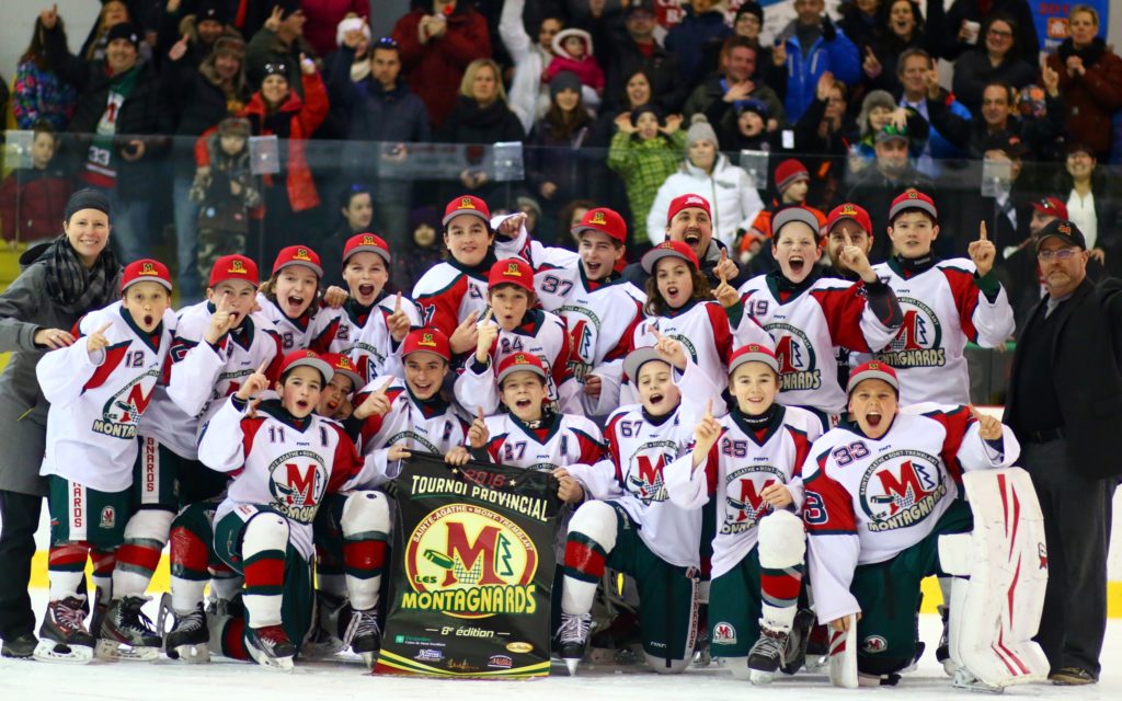 Les Montagnards peewee BB font de la magie