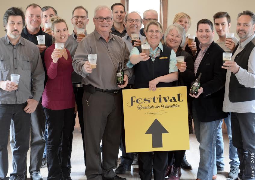 Ils lèvent leur verre au succès du Festival brassicole des Laurentides