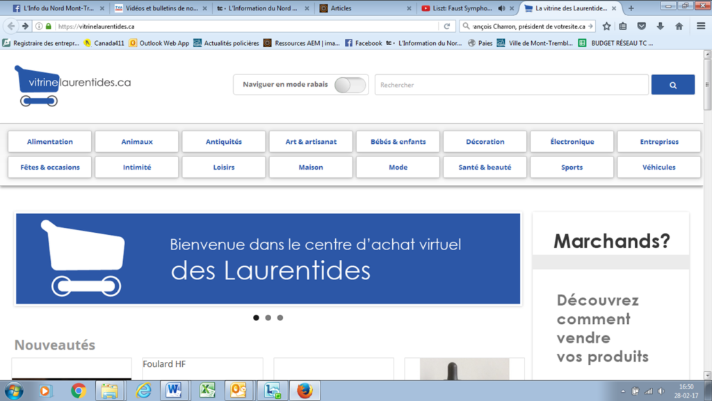 Laurentides: un centre d’achat local virtuel voit le jour