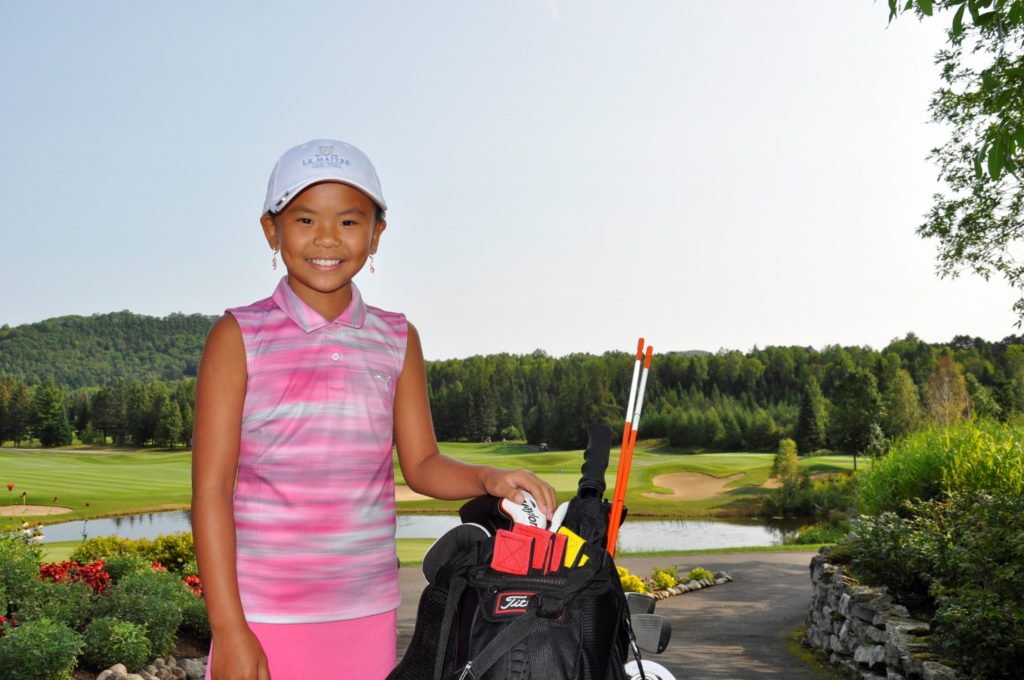 La petite golfeuse tremblantoise Ann-Sophie Bourgault épate