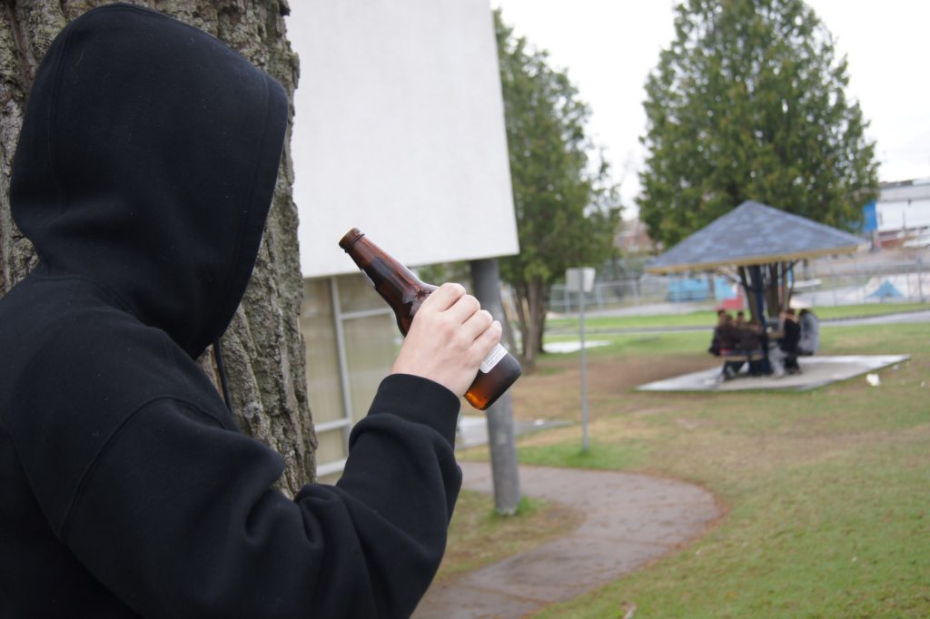 On ne consomme pas d’alcool dans les lieux publics