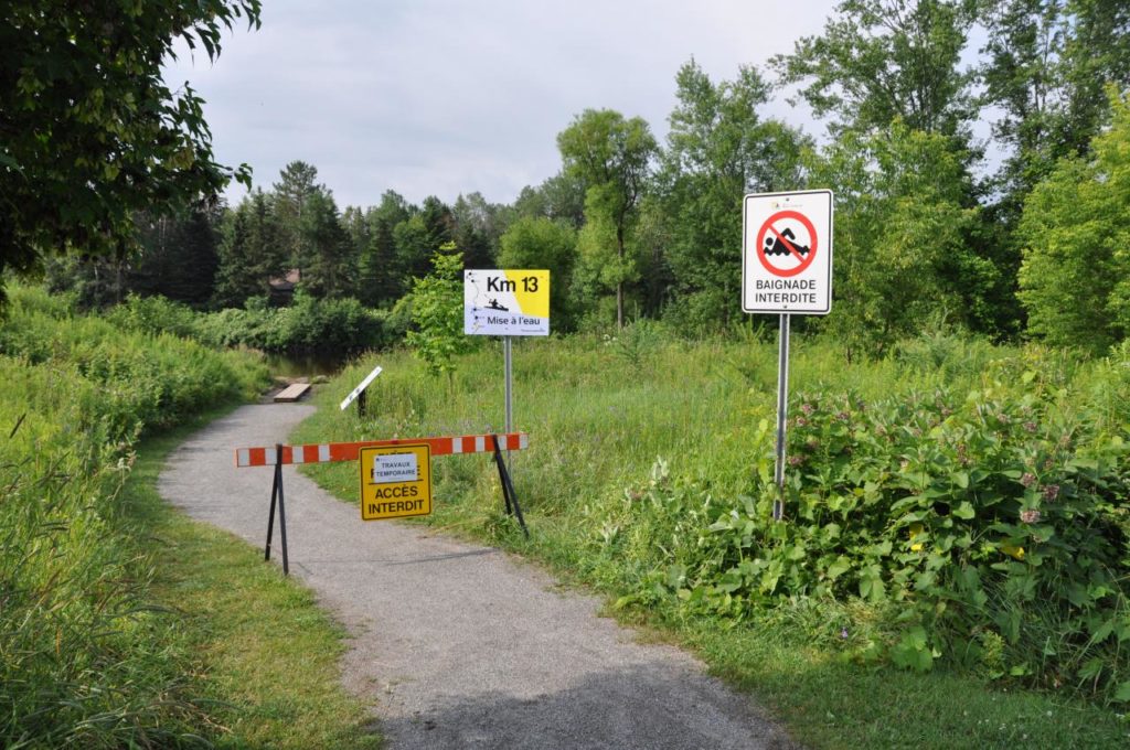 Fermeture temporaire d’accès en canot à la rivière du Diable