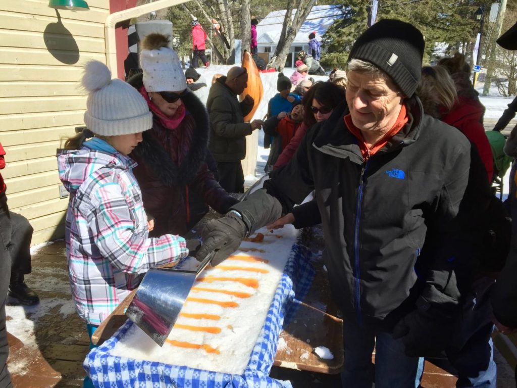 Beaucoup de monde à la Fête des sucres