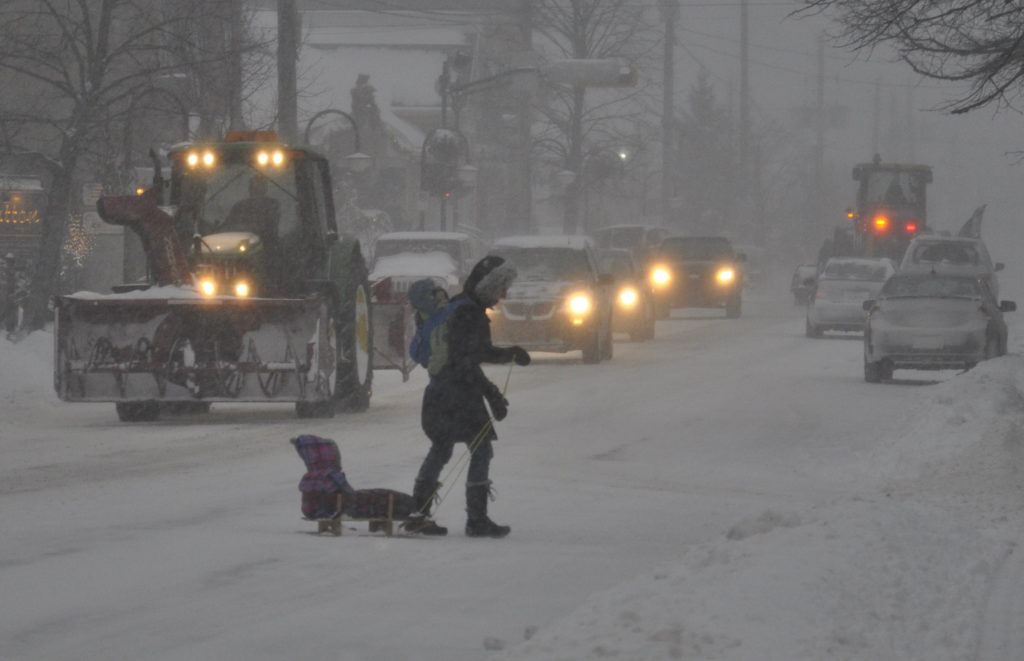 La première tempête laissera tomber 35 cm de neige