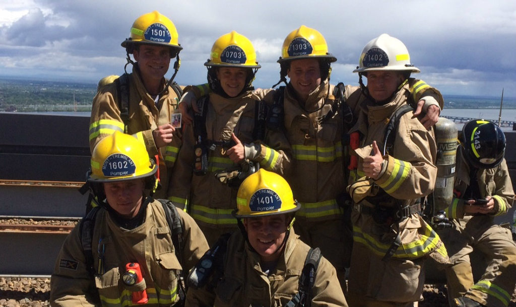 Les pompiers de Mont-Tremblant escaladent 48 étages