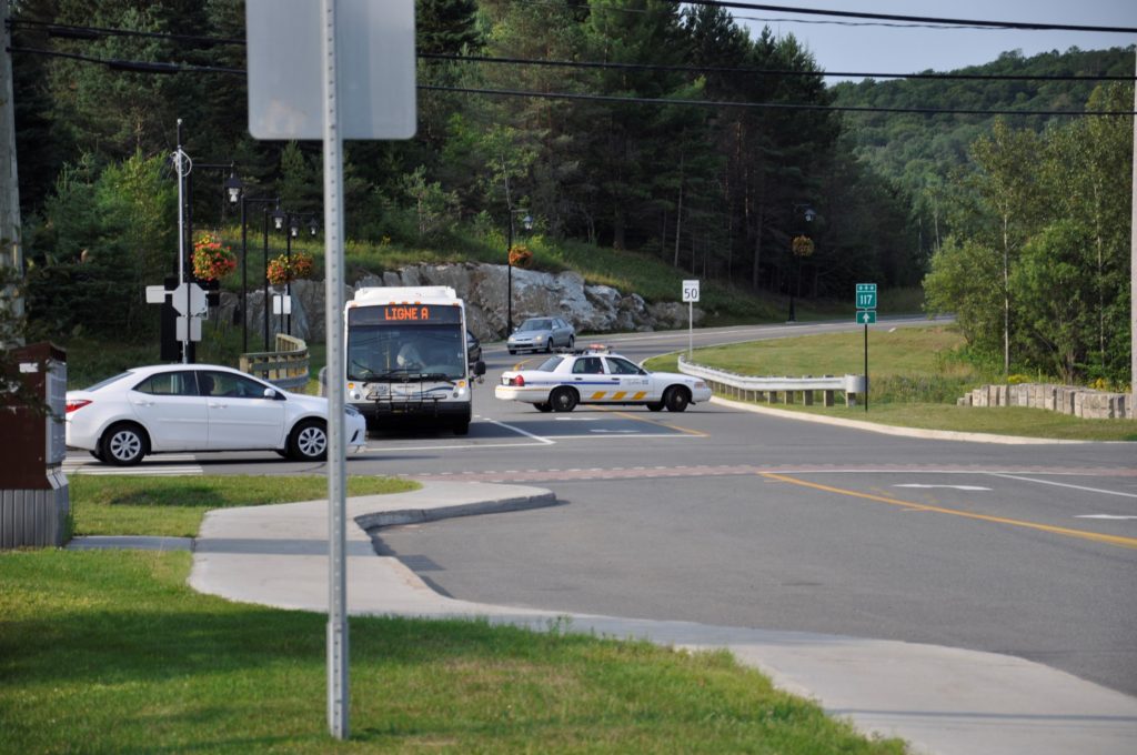 Le Contrôle routier mène une opération à Mont-Tremblant