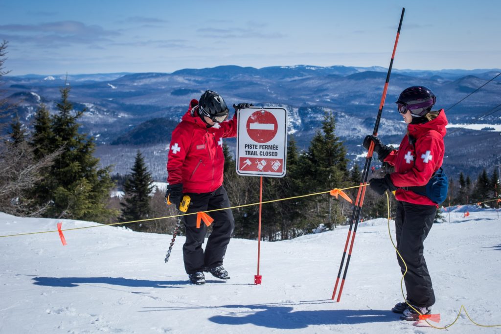 Métier: patrouilleur de ski