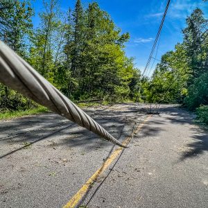 À Brébeuf aussi, le derecho a fait des ravages. (Photo: L’info du Nord-Laureen Peers)