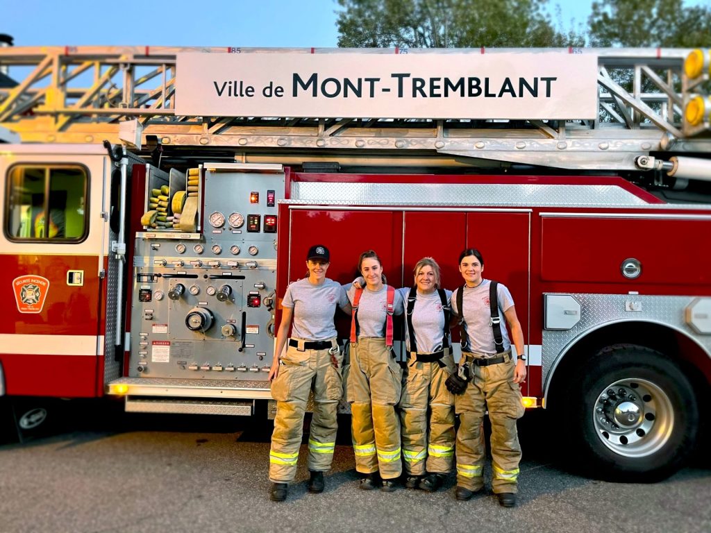 Les femmes à l’honneur au Service de sécurité incendie de Mont-Tremblant
