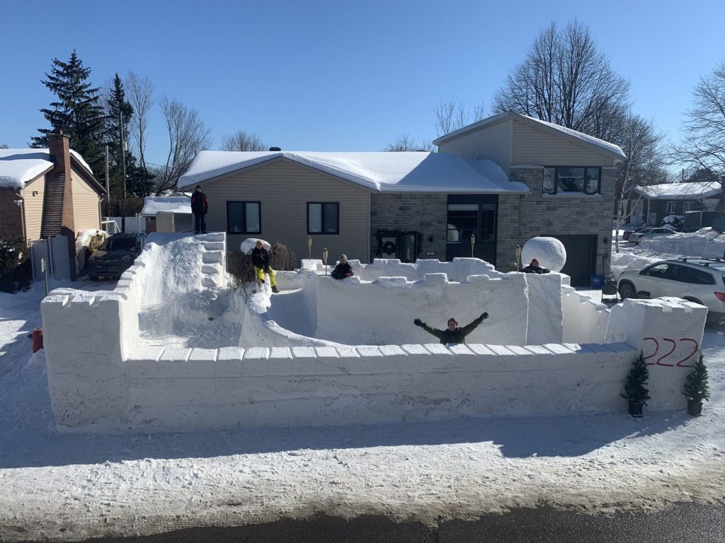 Coup d’envoi du Défi de Château de Neige