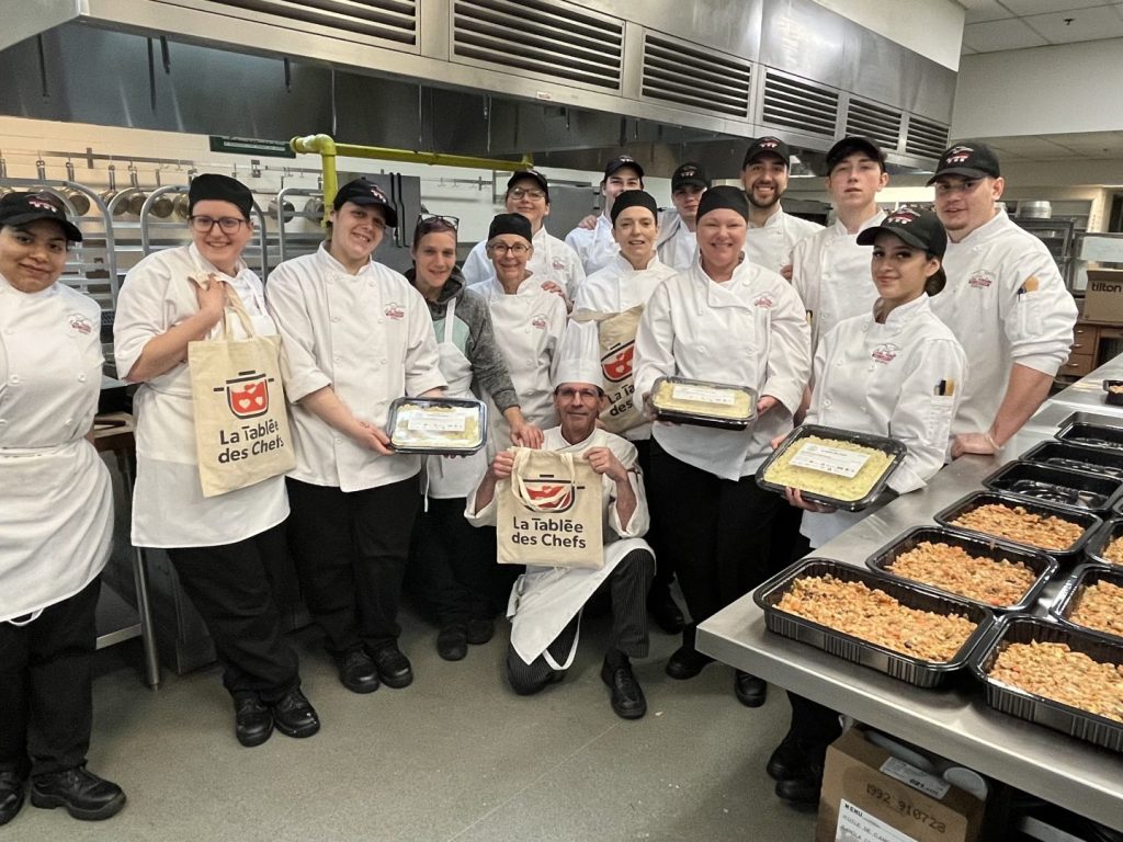 L’École hôtelière des Laurentides cuisine 3000 plats pour Moisson Laurentides