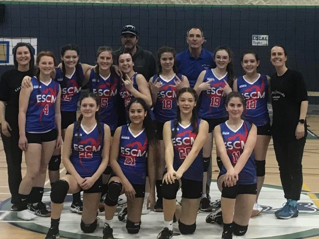 Les Voyageurs de Volleyball ESCM sont championnes de leur division