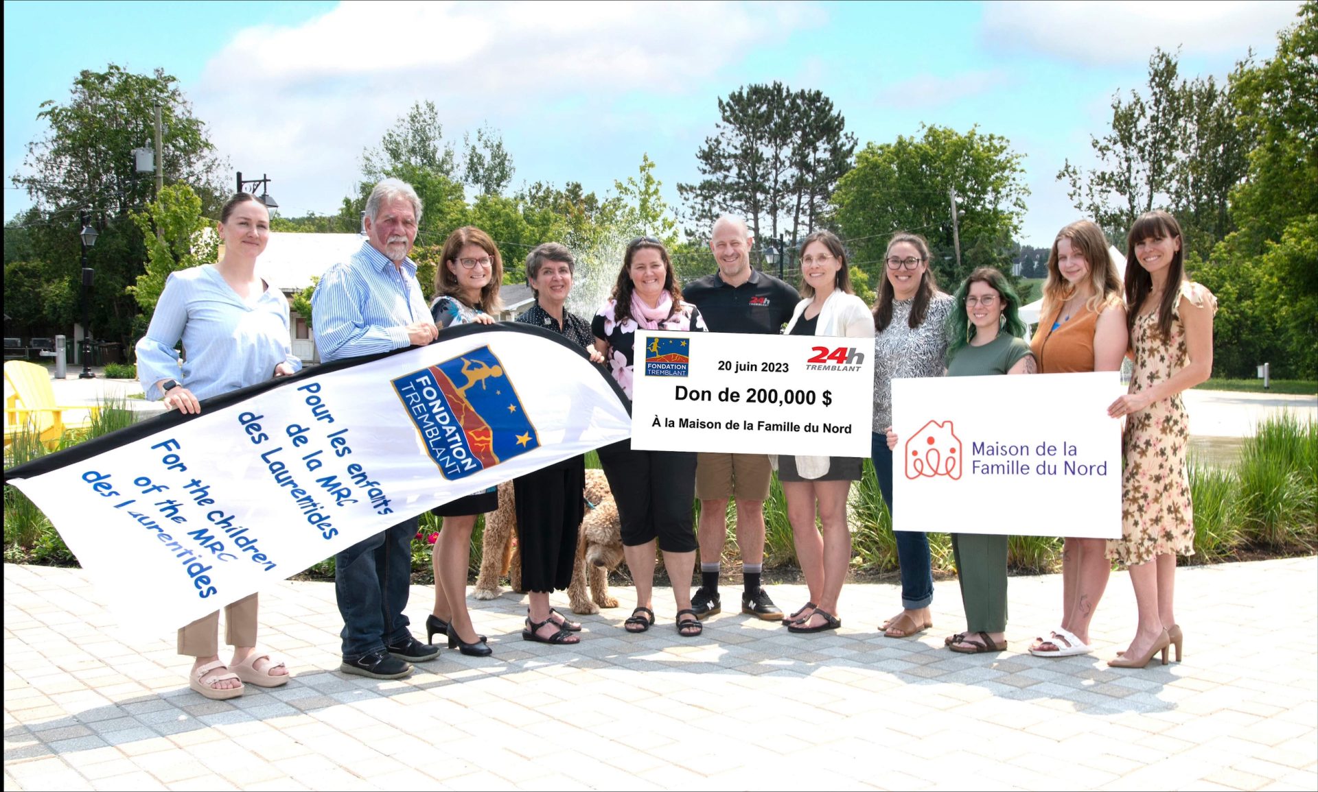 Tremblant Foundation and 24h Tremblant Foundation Donate 0,000 to Maison de la Famille du Nord for New Building Acquisition