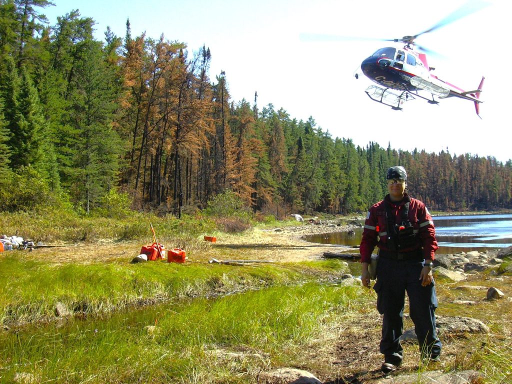 Feux de forêt : Une pompière de Mont-Tremblant au front